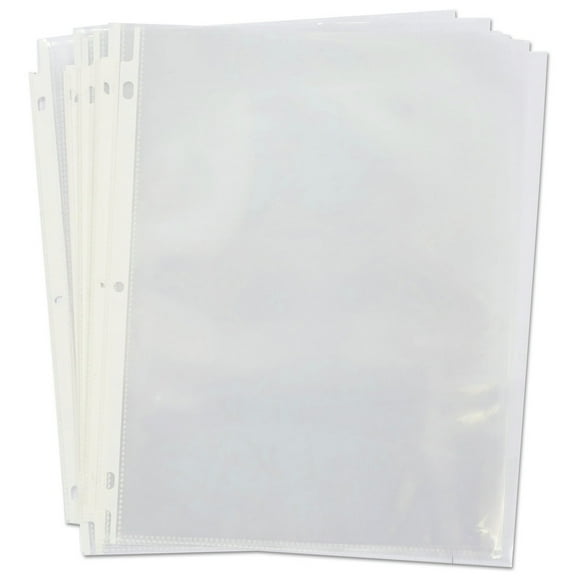 Universal UNV21122 8-1/2 in. x 11 in. Standard Sheet Protector - Clear (200/Box)