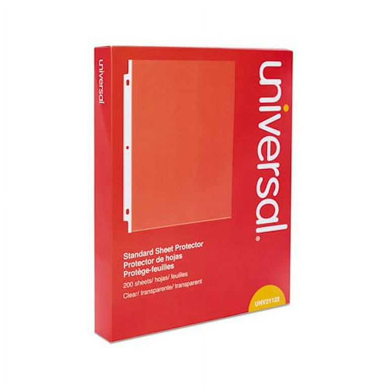 Standard Sheet Protector, Standard, 8.5 x 11, Clear, 200/Box Standard Sheet Protector, Standard, 8.5 x 11, Clear, 200/Box
