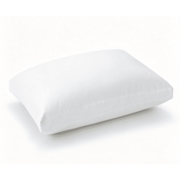Standard Size Down Alternative Neck Support Bed Pillow, Soft Moldable Hypoallergenic Gel Fiber Pillow for Side Back Stomach Sleepers, Fill Resists Clumping and Flattening