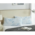 thumbnail image 1 of Standard Size Bamboo Pillows - Shredded Memory Foam Adjustable Bamboo Pillow - Hypoallergenic, Removable/Washable Bamboo Cover,Standard Size Sleeping Pillow- 1 Pack, 1 of 1