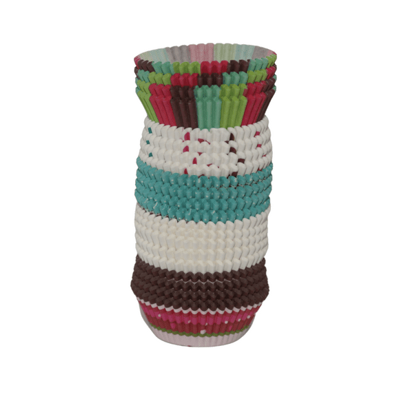 Standard Size Cupcake Liners – Multiple Color RAINBOW Themed Paper/Baking Cups/Smell Free Pack of 500 (Rainbow)