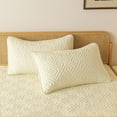thumbnail image 1 of Standard Size Decorative Quilted Pillowcase Set of 2 - Polyester Hotel Quality Bedding for Queen and Single Beds In Multiple Colors, 1 of 6