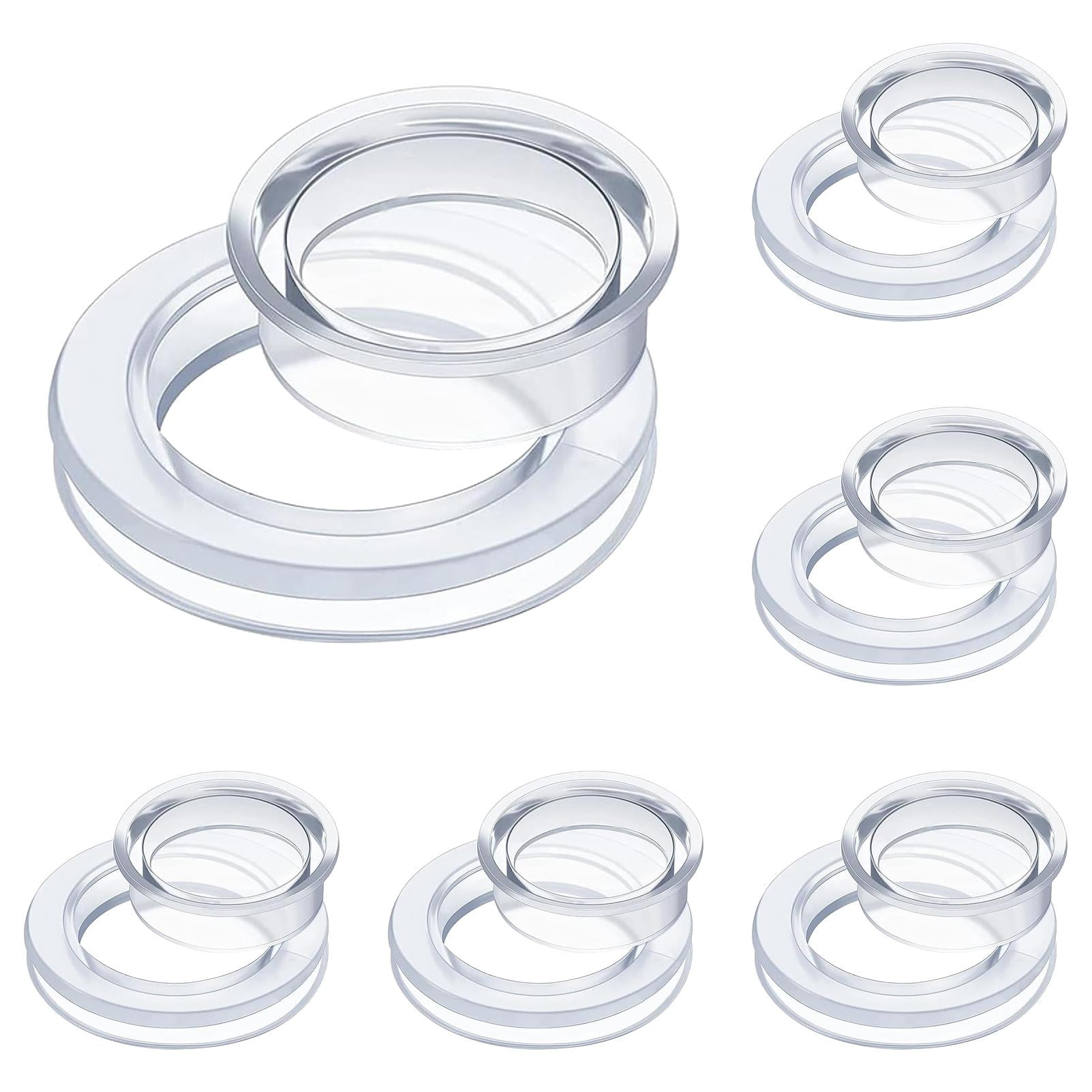 Standard Size Silicone Umbrella Hole Plug And Cap Set For Glass