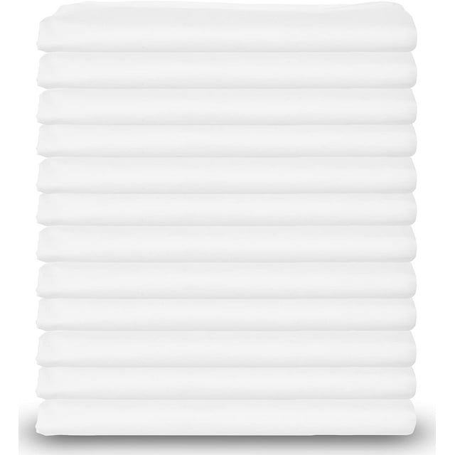 Bulk Cotton Pillowcases, Standard Size, Hypoallergenic, 200TC, Heavy