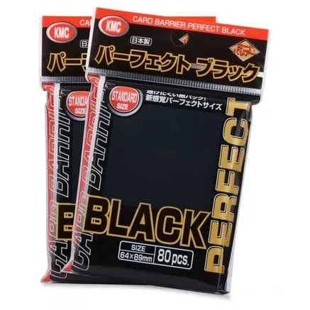 Standard Sized - Perfect Sleeves, Black (80) New