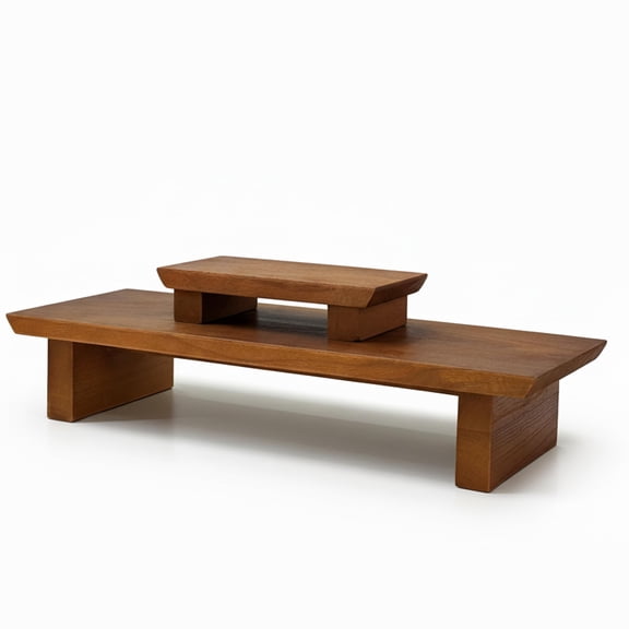 Standard Solid Wood Meditation Altar Table, Low Japanese-Style Floor Table For Prayer, Relaxation, Or Tea Service