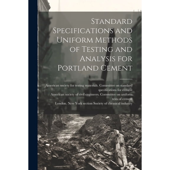 Standard Specifications and Uniform Methods of Testing and Analysis for Portland Cement (Paperback)