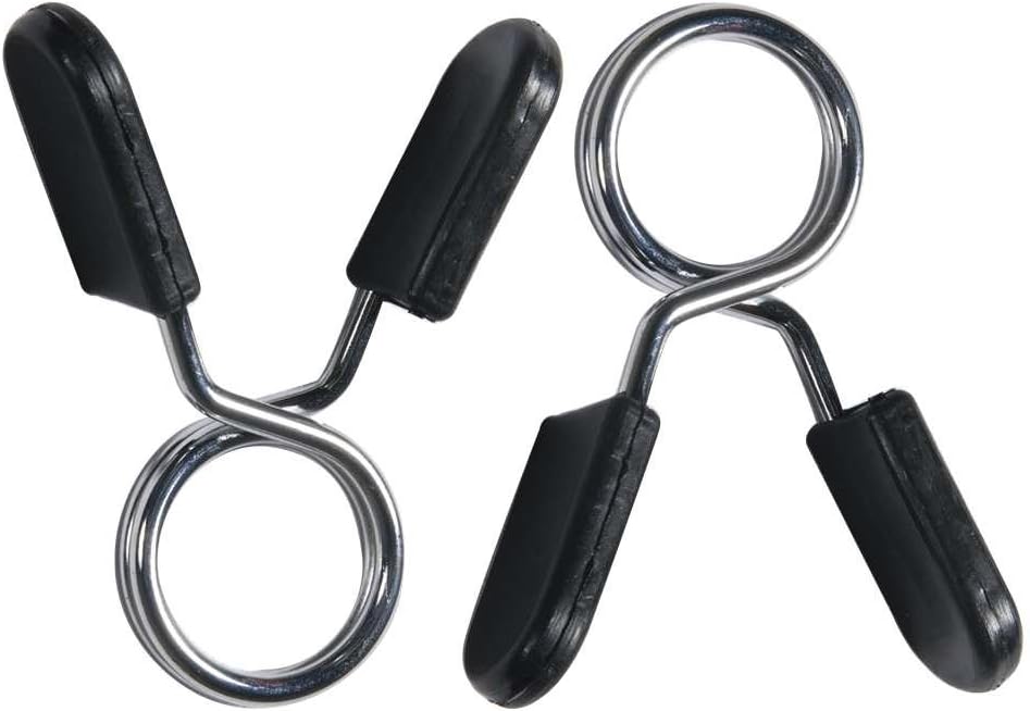 Standard Spring Barbell Collars, Pinch Spring Collars for Standard 1