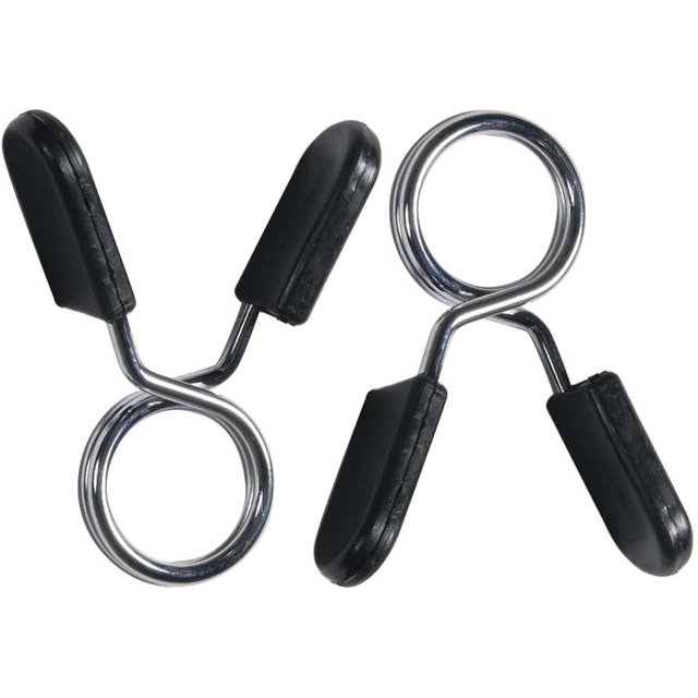 Standard Spring Barbell Collars, Pinch Spring Collars for Standard 1