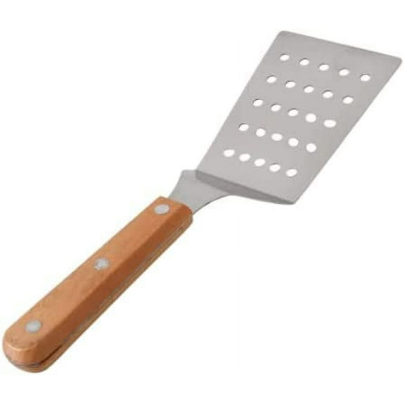 Standard Stainless Steel BBQ/Grill/Slotted Turner/Griddle Spatula/Metal Scraper/Pancake Turner/Palette Knife/Tempering/Kitchen/Baking Tools, Pack of 1