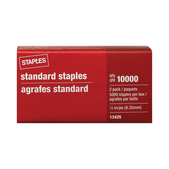 Standard Staples 5 000/Box x 2 PK 10 000 Count (13425-US) 648695
