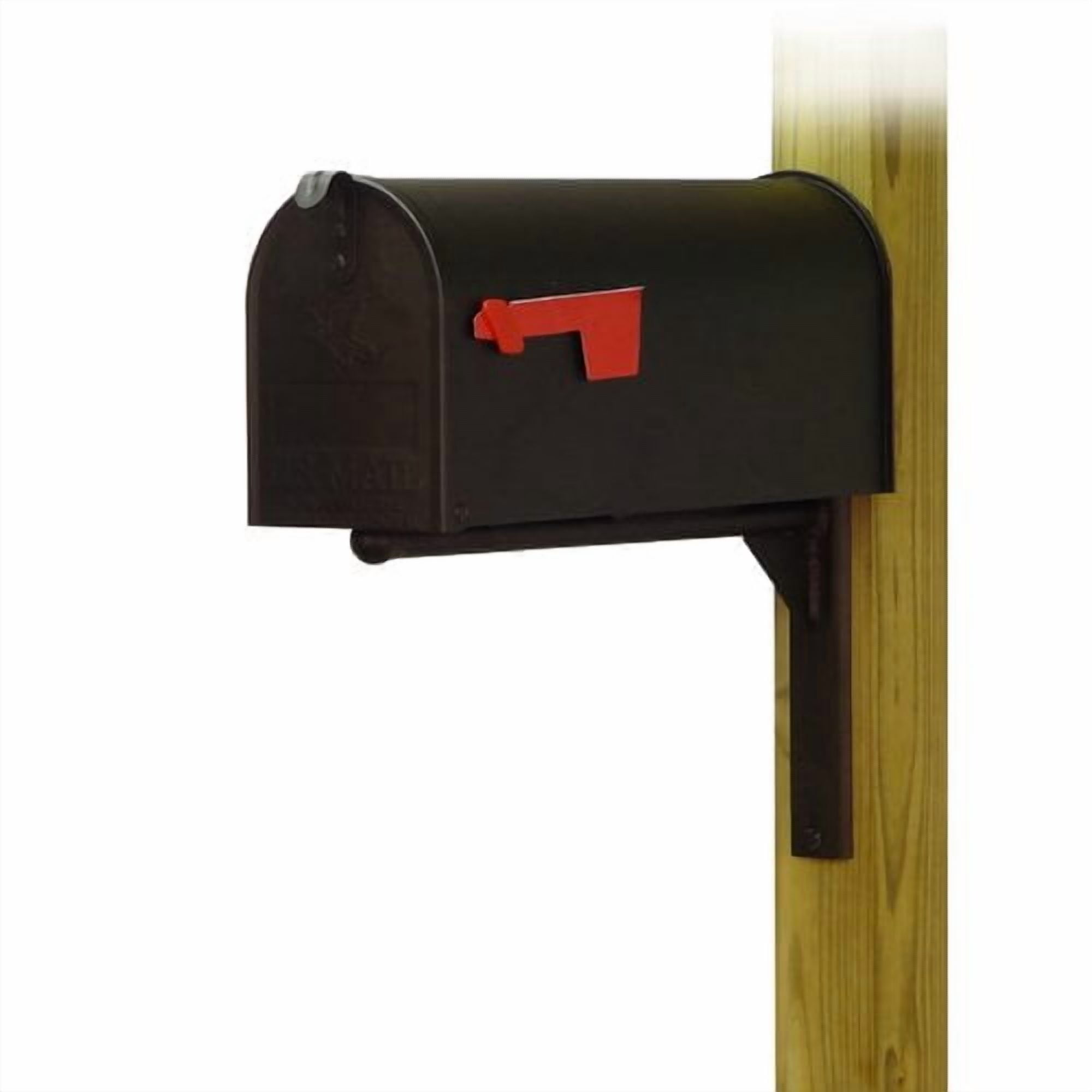Special Lite Products Standard Steel Curbside Mailbox with Ashley Front ...