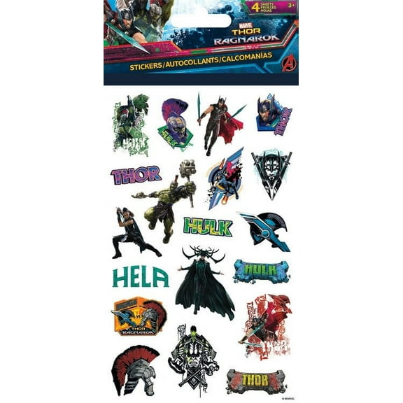 Standard Stickers 4 sheet - Thor Ragnarok New st4088