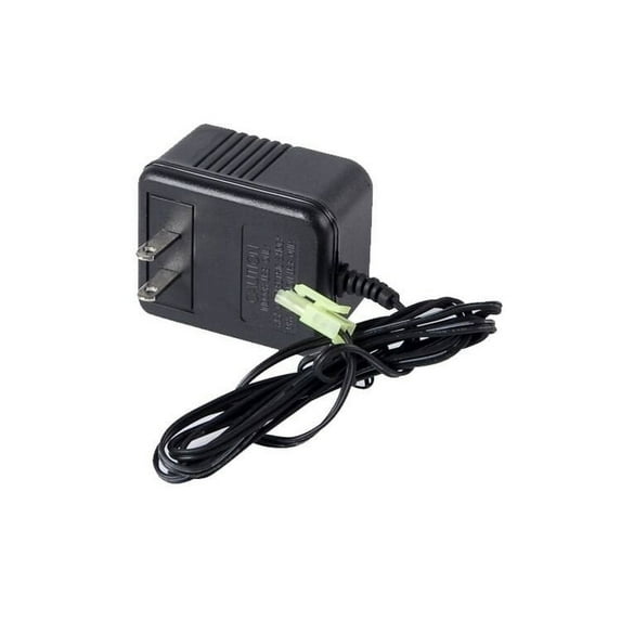 Standard Tamiya Wall Battery Charger w/ Large Male Connector for Airsoft & R/C