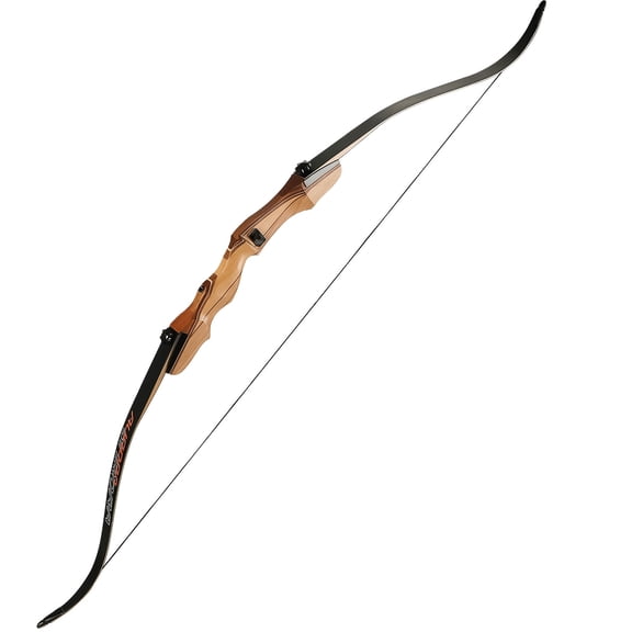 Standard Target Archery for Adult & Youth Beginner, 62 Inch Wooden Takedown Recurve Bow for Training,Hunting, Practice & Competition（20-50lbs）