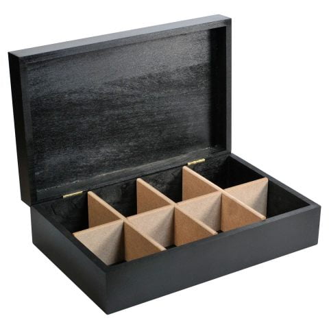 Standard Tea Chest - Black Cherry Finish