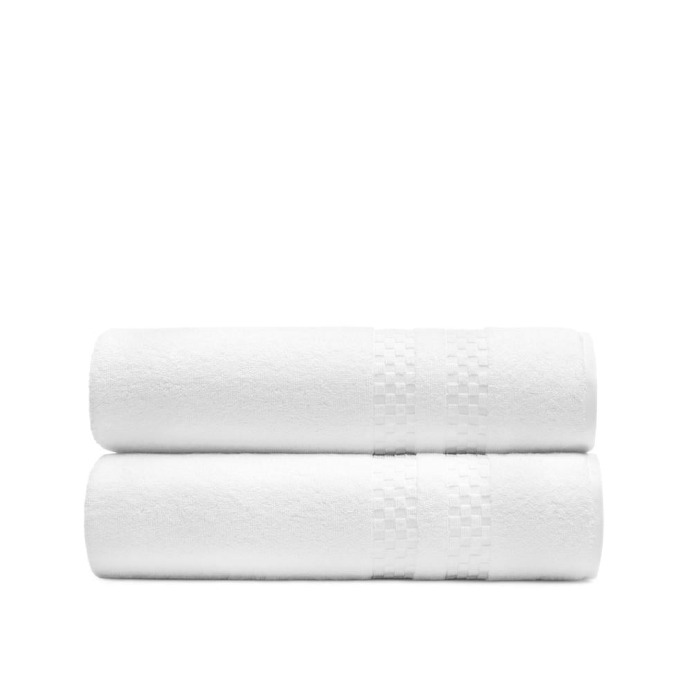 Standard Textile - Luxe Towels (Capitol), White, Bath Towel - Set