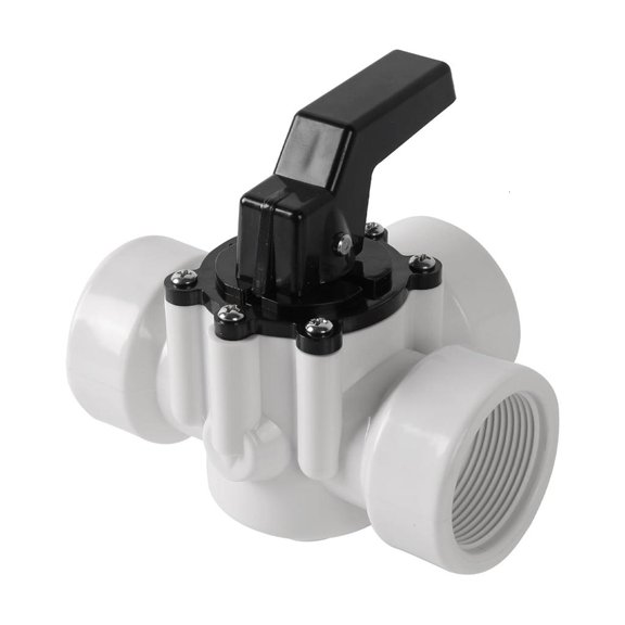 Standard Threaded Pool Valves Pool Diverter Valves Convenient Installation 3 Way Pool Valves for Pool Hose Fittings