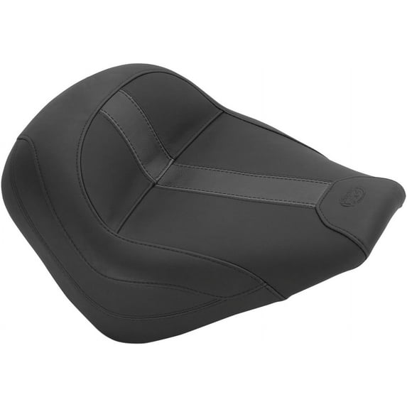 Standard Touring Solo Seat for Indian Scout 2015-'21, Original, Black with Black Vinyl Inserts