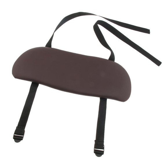 Standard Universal Armrest Support Hanging Shelf for Massage Table Salon Bed - Brown