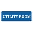 thumbnail image 1 of Standard Utility Room Sign (Blue) - Large, 1 of 5