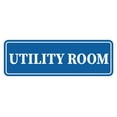 thumbnail image 1 of Standard Utility Room Sign (Blue) - Small, 1 of 5