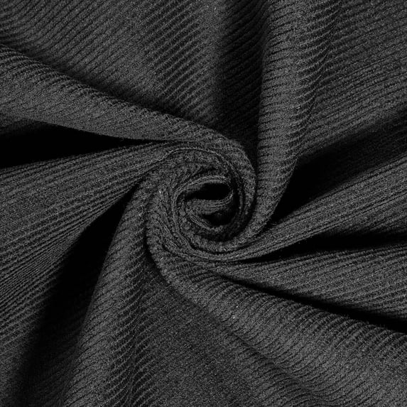 Standard Wale Corduroy 100% Cotton 58/59" 11 WPI Fabric By The Yard - Charcoal