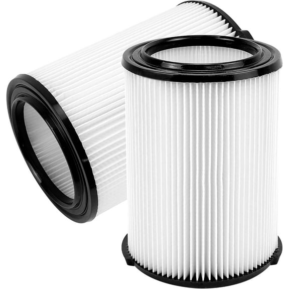 2PCS Standard Wet or Dry Vac Filter VF4000 fit for ridged Vacs 5 Gallons and Larger Vacuum Cleaner, Replacement VF4000 Filter