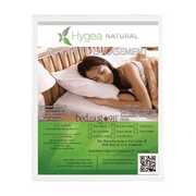 Hygea Natural Water-Resistant & Anti-Bed Bug Zippered Mattress Encasement & Box Spring Cover, King