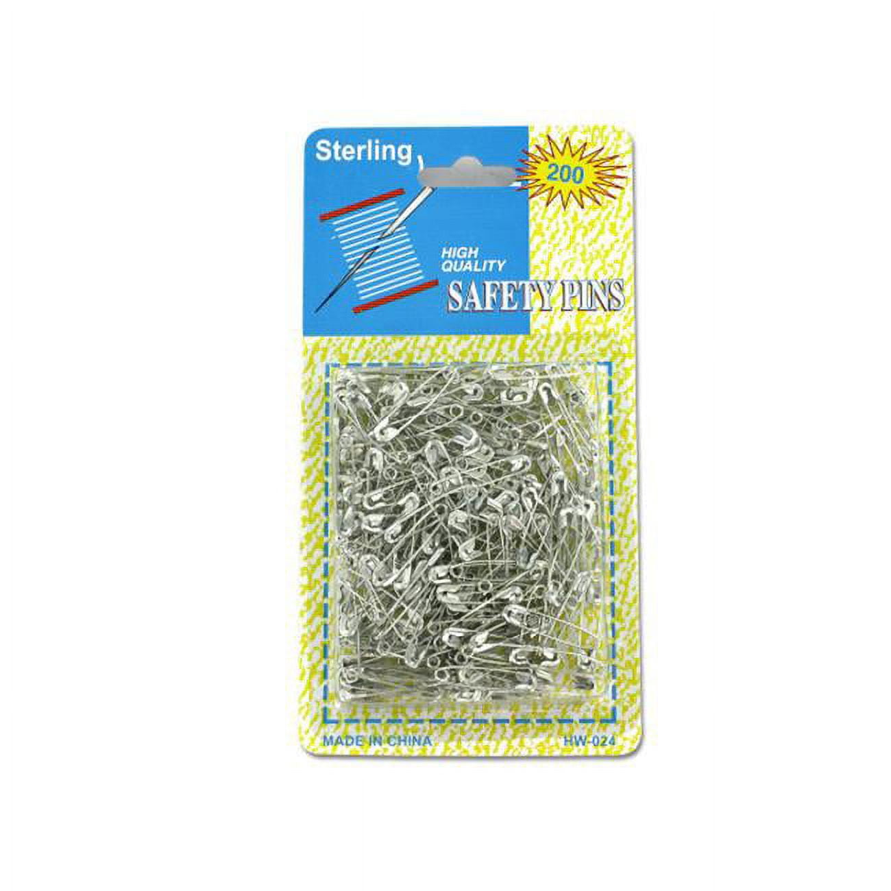 HKIDEE Standard Multi-Size Safety Pins, 460-Pack