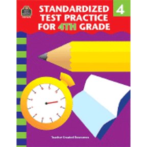 Pre-Owned Standardized Test Practice for 4th Grade (Paperback) by Charles J Shields
