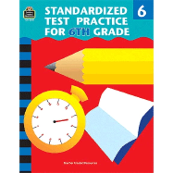 Pre-Owned Standardized Test Practice for 6th Grade Paperback - USED