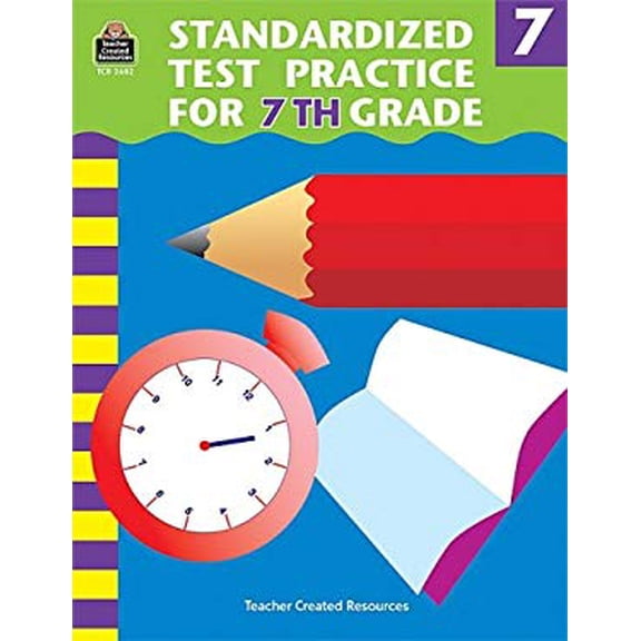 Pre-Owned Standardized Test Practice for 7th Grade (Paperback) 1576906825 9781576906828