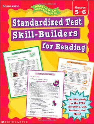 Pre-Owned Standardized Test Skill-Builders for Reading, Grades 5-6 ...