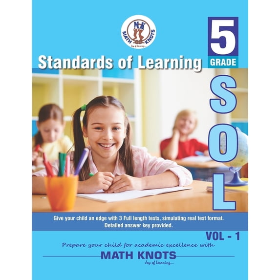 Standards of Learning ( Virginia Sol) by Standards of Learning(SOL) - Grade 5 Vol - 1: Virginia SOL and Common Core, Book 6, (Paperback)