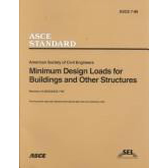 Pre-Owned Minimum Design Loads for Buildings and Other Structures, ASCE 7-98 (Paperback) by American Society of Civil Engineers