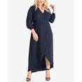 thumbnail image 1 of Standards & Practices-Standards & Practices Elle High/low Wrap Dress-Plus-3X, 1 of 3