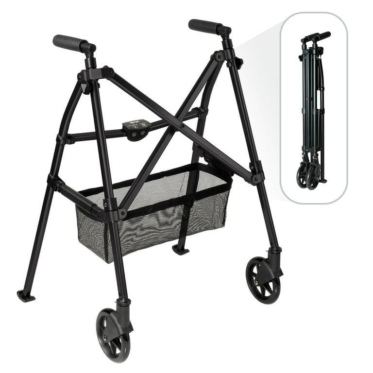 Stander EZ Fold-N-Go Walker, Lightweight, Space Saver