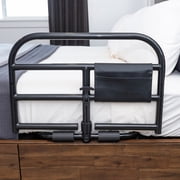 Stander Prime Safety Bed Rail, Bariatric Handle for Adults, Seniors, and Elderly, Removable Guardrail and Stand Assist, Fits Most King, Queen, Full, and Twin Beds, ASTM Safety Approved Bedrail