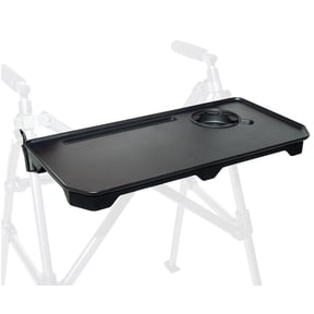 Stander Walker Tray Accessory for Stander and Able Life Walkers and Rollators, Tray Table with Cup Holder, Tool-free Assembly, Black