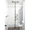 thumbnail image 1 of Stander Wonder Pole, Security Pole and Curve Grab Bar, Bathroom Safety Rail for Elderly, Tension Mounted Floor to Ceiling Safety Assist Handle for Seniors, Supports 300 lbs, Bronze, 1 of 9