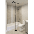 thumbnail image 1 of Stander Wonder Pole Slim, Tension Mounted Security Pole, Elderly Floor to Ceiling Grab Bar for Seniors, Bathroom Grab Bar Safety Rail, Supports 300 lbs, Black, 1 of 7
