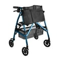 thumbnail image 1 of Stander Wonder Rollator Plus Short, Lightweight Junior Folding Walker for Seniors with EZ Fold-N-Go Technology, Four Wheel Petite Rolling Walker with Seat, Locking Brakes, Blue, 1 of 8