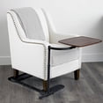 thumbnail image 1 of Stander Wonder Tray, Adjustable Swivel TV Tray Table, Large Laptop Stand, Couch Desk, Side Table & Gaming Desk, Tray for Eating on Couches, Chairs & Recliners, Black Base with Walnut Tray, 1 of 12