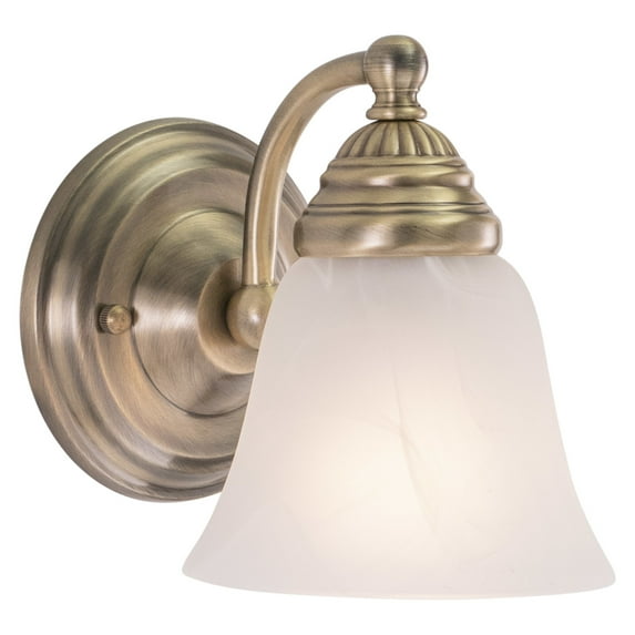 Standford 1 Light Brass Bathroom Wall Fixture