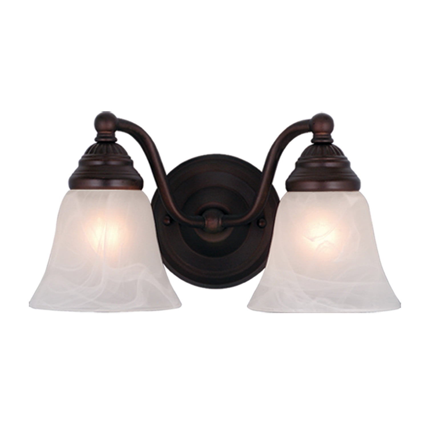 Stanford 13" Bronze Steel Dimmable Vanity Light