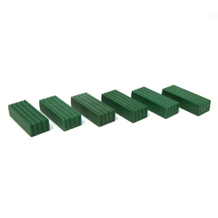 Standi Toys 1/64 Green Big Square Hay Bales 6 Pack Farm Toy Accessory ST337