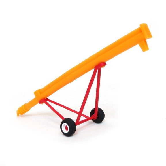 Standi Toys 1/64 Red & Yellow Plastic Grain Auger (32 ft to scale) ST105 ST50501RY