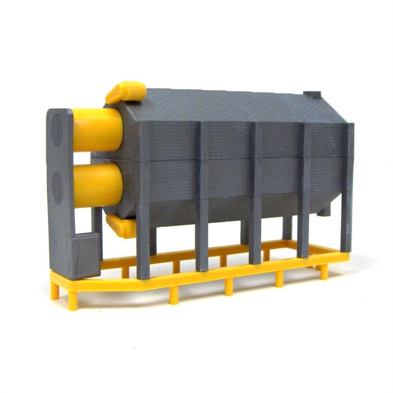 Standi Toys 1/64 Yellow and Gray Plastic 1 High Stackable Grain Dryer ST48
