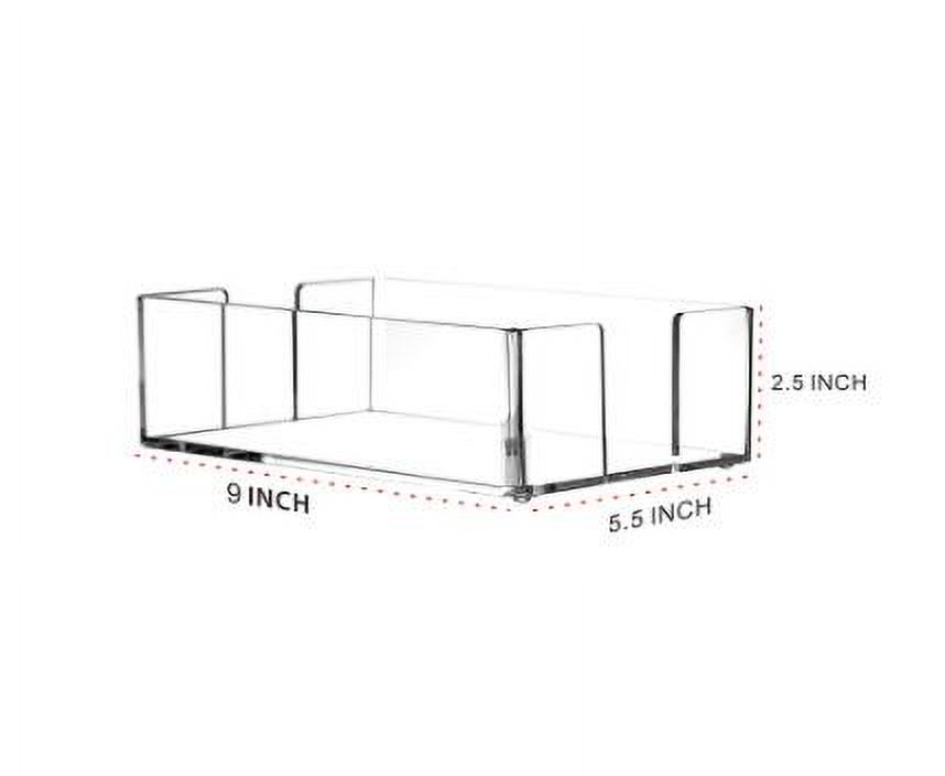 Standing Acrylic Napkin Holder Paper Dispenser Tabletop Acrylic Holder